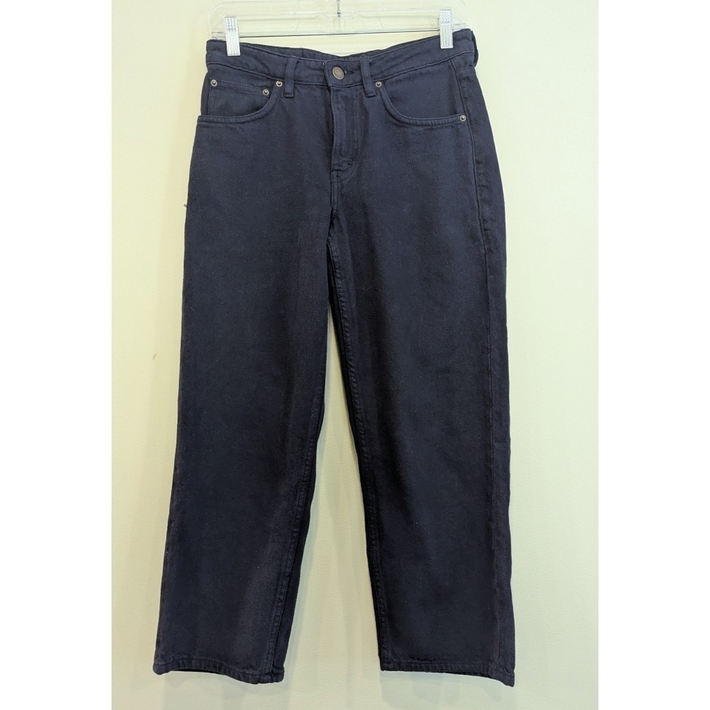 American Vintage Le Droit Navy Blue Wide Leg Jeans Size 25